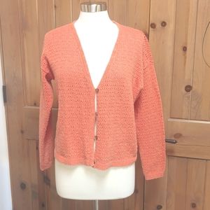 Madewell Tangerine Cardigan